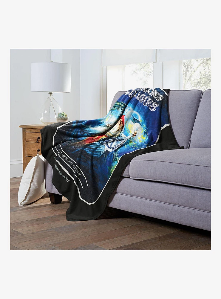 Dungeons & Dragons Wizards and Dragons Silk Touch Throw Blanket