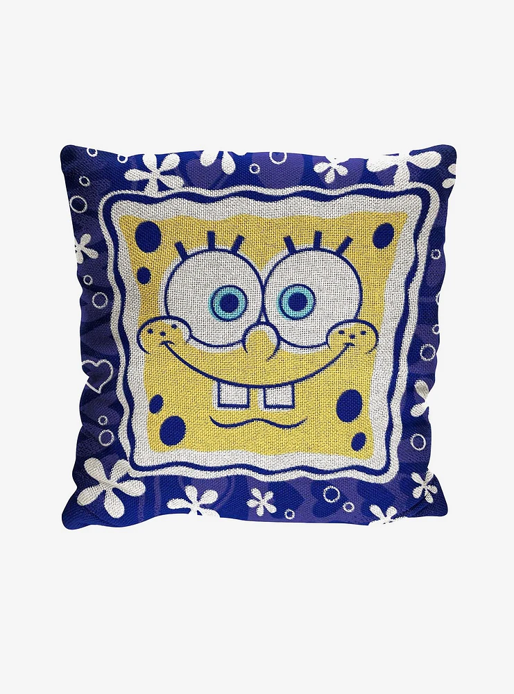 SpongeBob SquarePants Tiki Dreams Jacquard Pillow