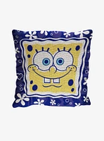 SpongeBob SquarePants Tiki Dreams Jacquard Pillow