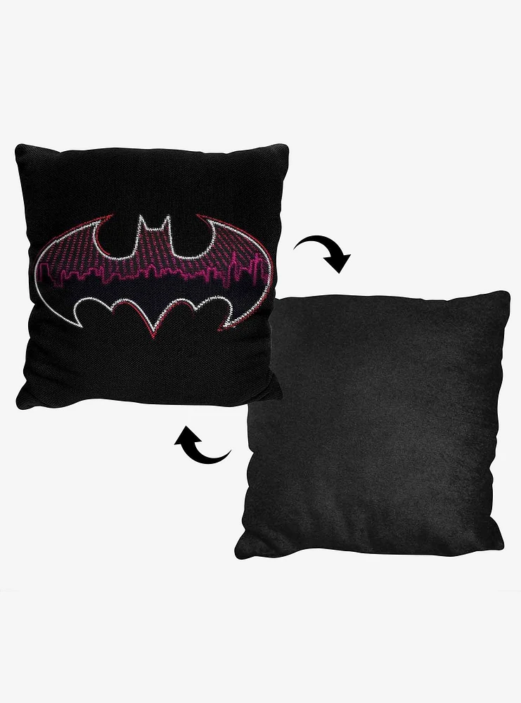 DC Comics Batman Team Up Signal Jacquard Pillow