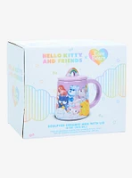 Hello Kitty And Friends X Care Bears Rainbow Mug With Lid