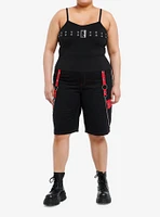 Social Collision Black Belt Buckle Girls Cami Plus