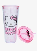 Sanrio Hello Kitty Polka Dot Carnival Cup with Straw Charm