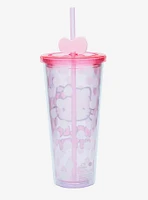 Sanrio Hello Kitty Polka Dot Carnival Cup with Straw Charm