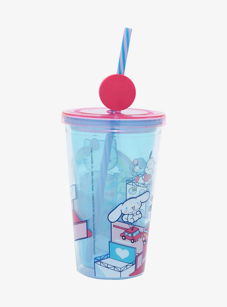 Hello Kitty And Friends Balloon Town Acrylic Travel Cup