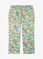 Sanrio Hello Kitty and Friends Floral Allover Print Women's Plus Sleep Pants — BoxLunch Exclusive