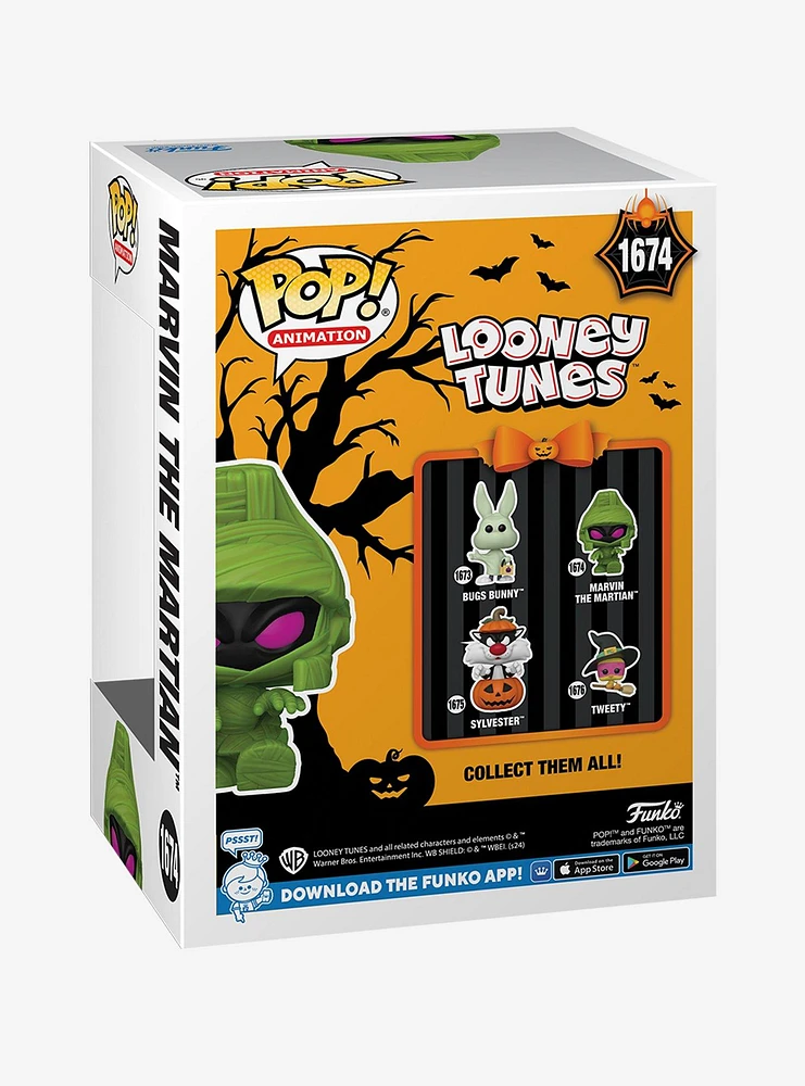 Funko Looney Tunes Pop! Animation Marvin The Martian Mummy Vinyl Figure