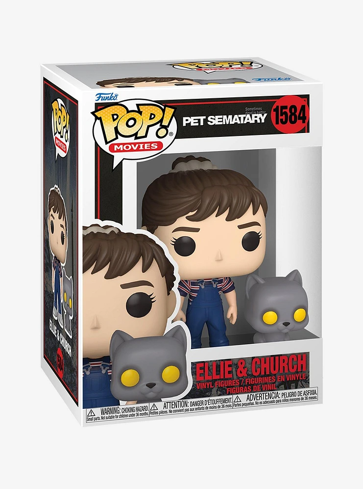 Funko Pet Sematary Pop! Movies Ellie & Church Vinyl Figure