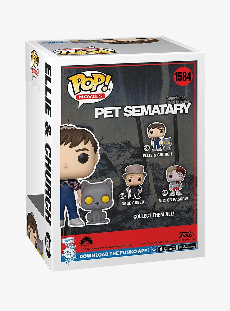 Funko Pet Sematary Pop! Movies Ellie & Church Vinyl Figure