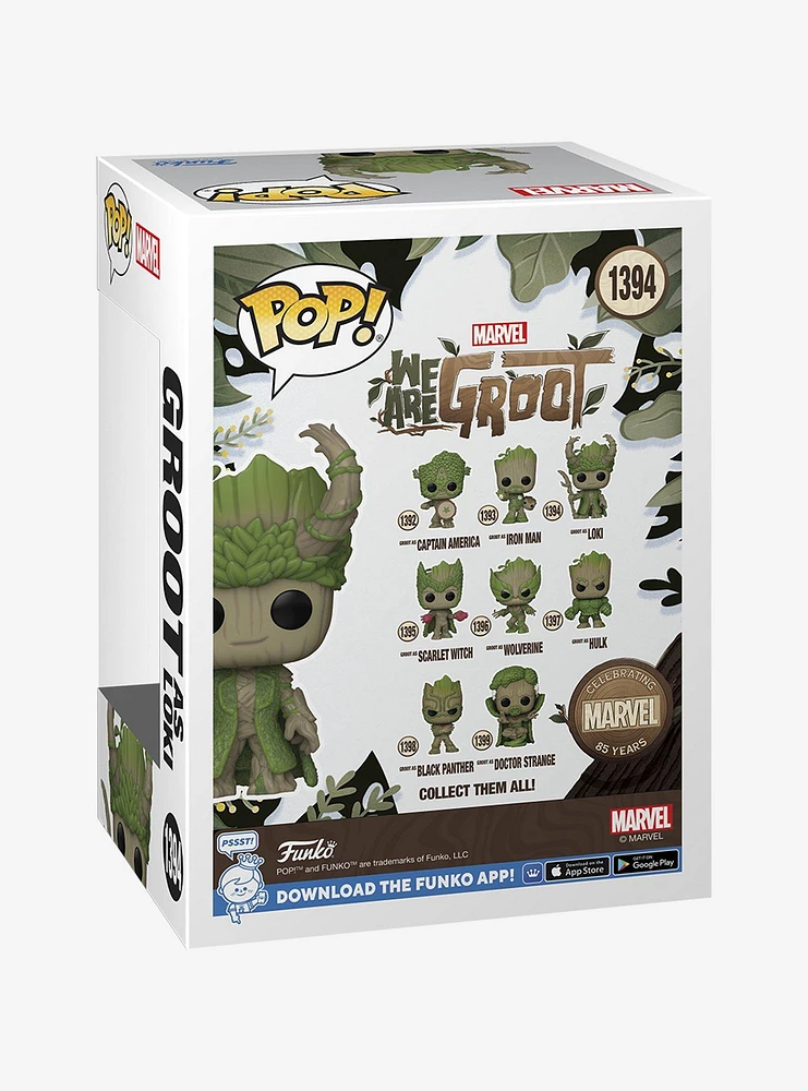 Funko Marvel We Are Groot Pop! Groot As Loki Vinyl Bobblehead