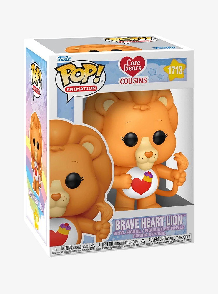 Funko Care Bears Cousin Pop! Animation Brave Heart Lion Vinyl Figure