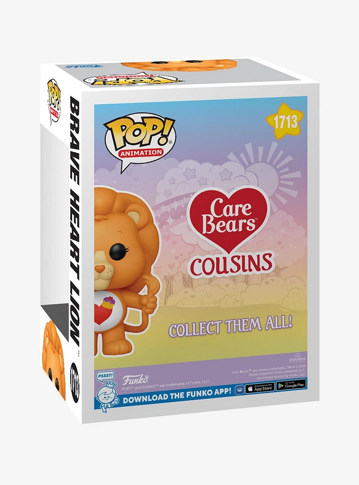 Funko Care Bears Cousin Pop! Animation Brave Heart Lion Vinyl Figure