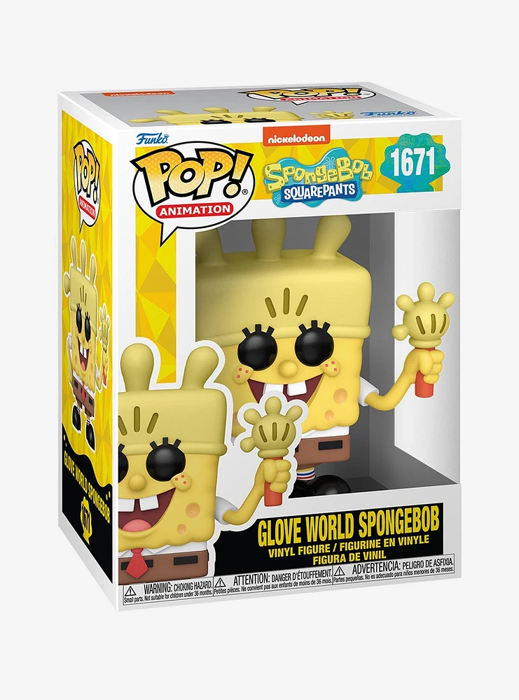 Funko SpongeBob SquarePants Pop! Animation Glove World SpongeBob Vinyl Figure