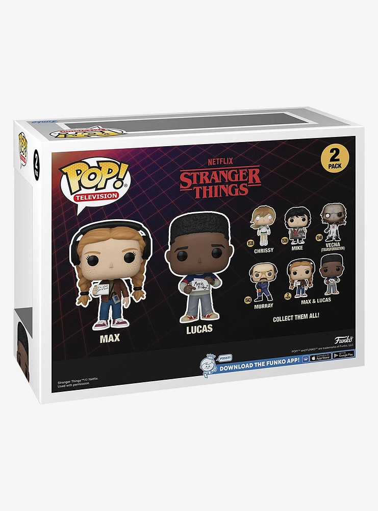 Funko Stranger Things Pop! Television Max & Lucas Vinyl Figure Set