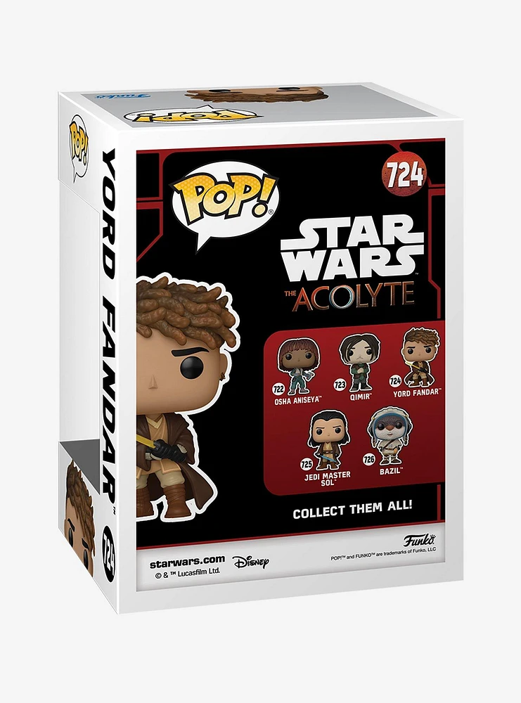 Funko Star Wars: The Acolyte Pop! Yord Fandar Vinyl Bobble-Head