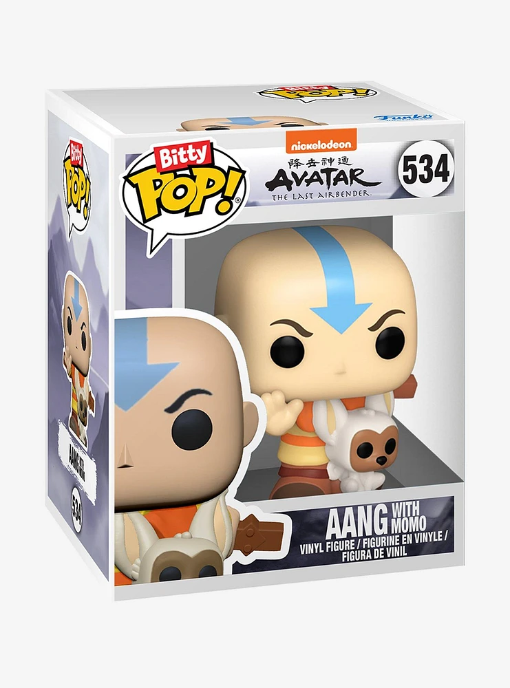 Funko Avatar: The Last Airbender Aang Bitty Pop! Figure Set