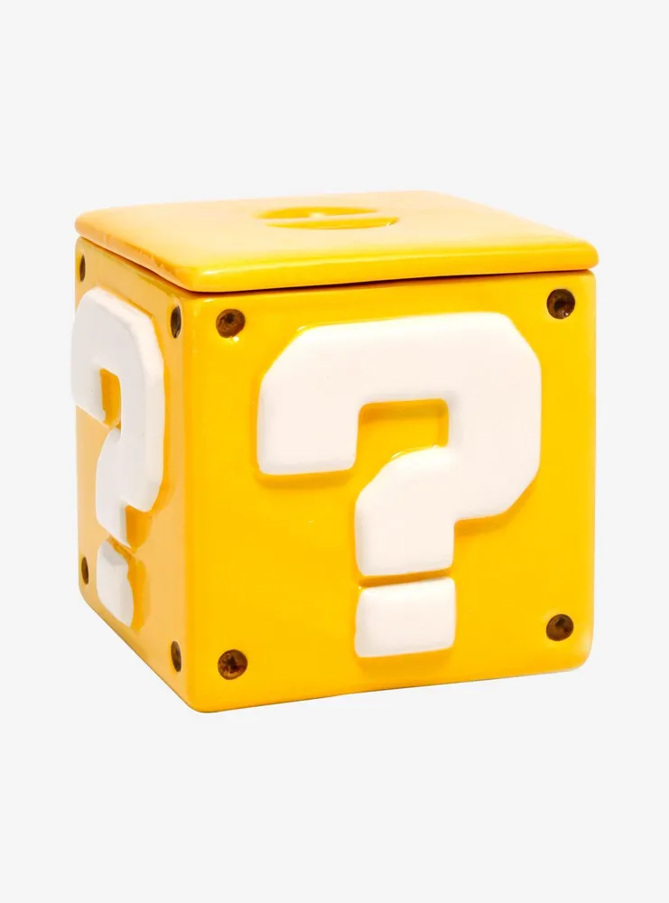Super Mario Question Block Ceramic Storage Jar