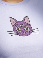 Sailor Moon Luna Rhinestone Girls Baby T-Shirt