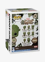 Funko Pop! Marvel 85th Anniversary We Are Groot Groot as Captain America Vinyl Bobblehead Figure