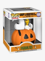 Funko Pop! Deluxe Peanuts Snoopy & Woodstock with Pumpkin Vinyl Figure