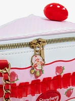 Strawberry Shortcake Cake Slice Figural Crossbody Bag