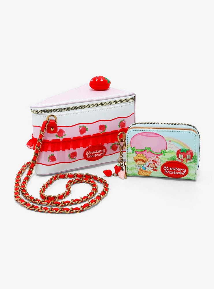 Strawberry Shortcake Characters Mini Zipper Wallet