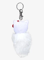 Hello Kitty Fluffy Tail Key Chain