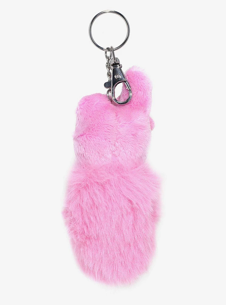 My Melody Fox Tail Plush Key Chain