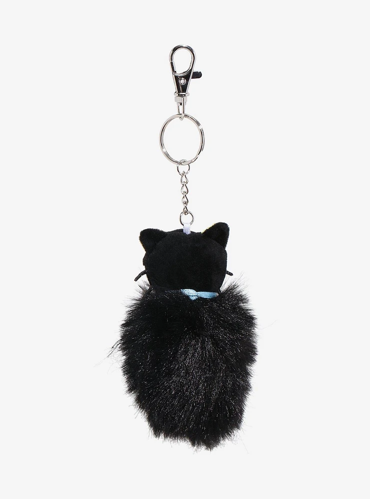 Chococat Fuzzy Tail Plush Key Chain