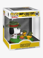 Funko Pop! Deluxe Peanuts Snoopy & Beagle Scouts Vinyl Figure