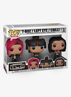 Funko Pop! Rocks TLC T-Boz, Left Eye, and Chilli Vinyl Figure Set