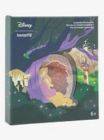 Loungefly Disney Tangled Rapunzel and Flynn Lenticular Limited Edition Enamel Pin