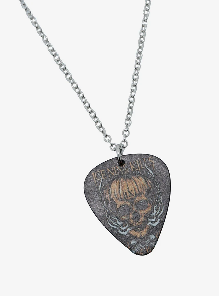 Ice Nine Kills Pumpkin Man Guitar Pick Necklace