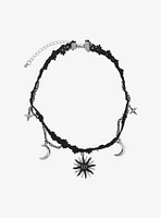 Cosmic Aura Black Lace Celestial Choker