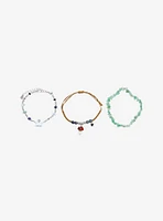 Thorn & Fable Ghost Mushroom Bracelet Set