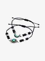 Cosmic Aura Celestial Star Beads Best Friend Cord Bracelet Set