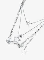 Sweet Society® Butterfly Star Bling Necklace Set