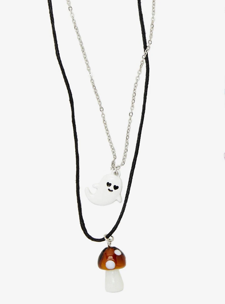 Thorn & Fable® Ghost Mushroom Necklace Set