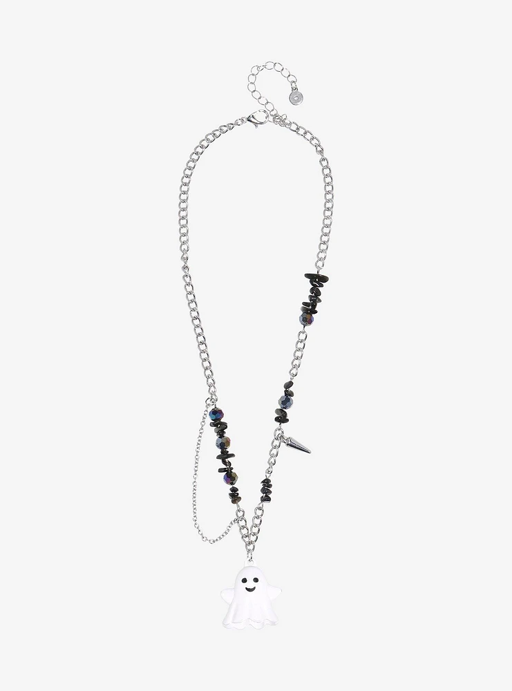 Thorn & Fable Ghost Spike Bead Necklace
