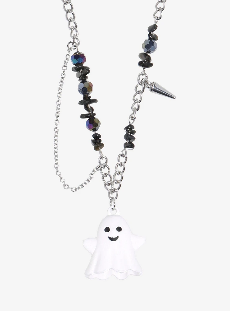 Thorn & Fable Ghost Spike Bead Necklace