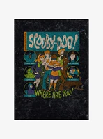 Scooby Doo Mystery Poster Mineral Wash T-Shirt