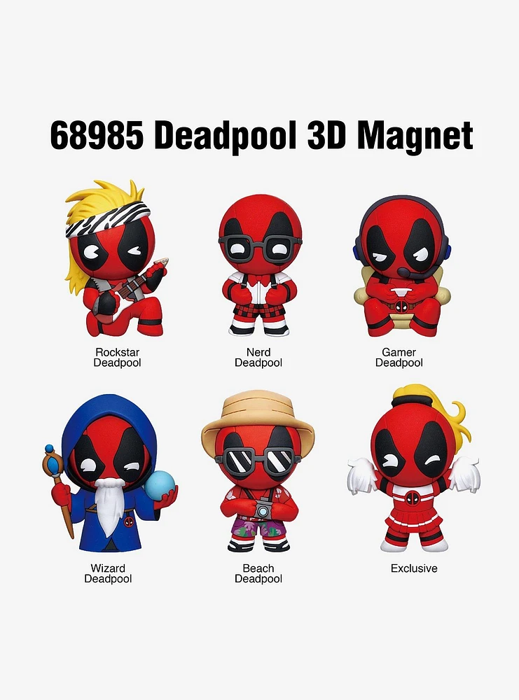 Marvel Deadpool Character Blind Bag Magnet