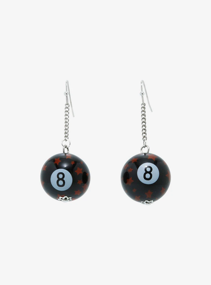 Social Collision® Star 8 Ball Drop Earrings