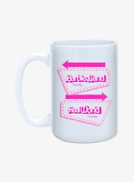 Barbie Barbieland Real World Signs Mug 15oz