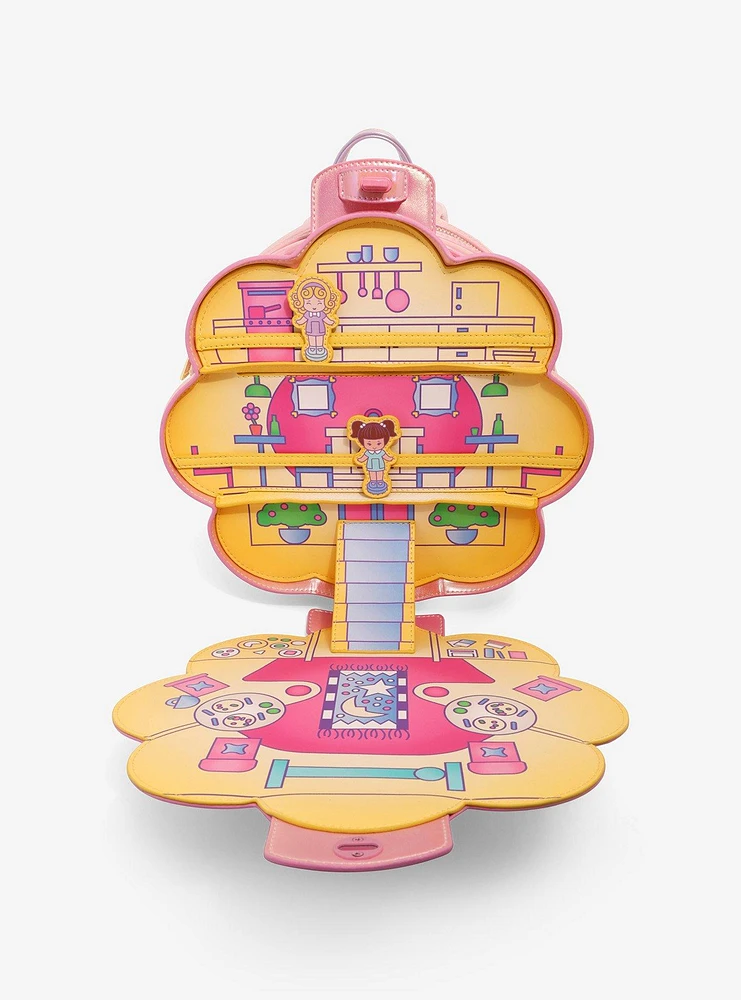 Loungefly Polly Pocket Compact Playset Mini Backpack