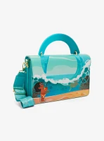 Loungefly Disney Moana Ocean Waves Crossbody Bag