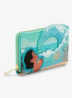 Loungefly Disney Moana Ocean Waves Zipper Wallet