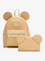 Loungefly Disney Mickey Mouse Straw Ears Mini Backpack