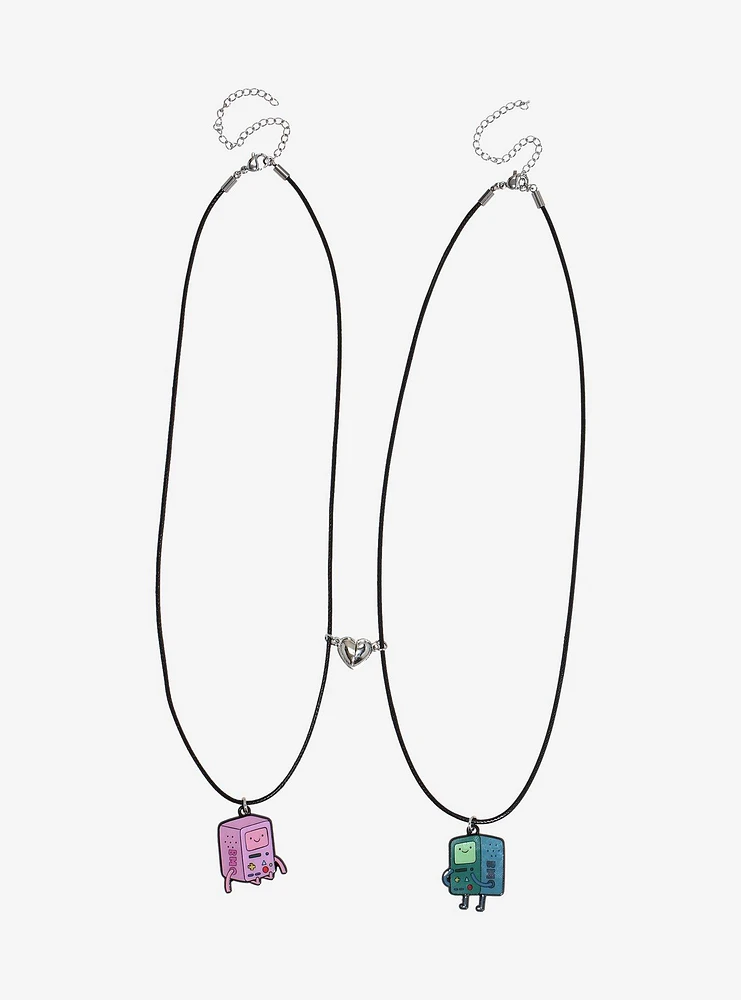 Adventure Time BMO Magnetic Best Friend Cord Necklace Set