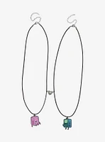 Adventure Time BMO Magnetic Best Friend Cord Necklace Set